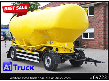 Reboque cisterna HEITLING Silo, Futtermittel, 31m³, 4 Kammern,