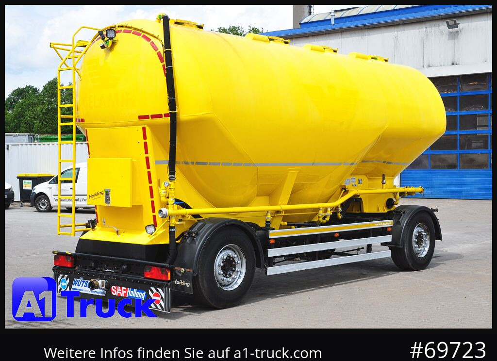 Reboque cisterna HEITLING Silo, Futtermittel, 31m³, 4 Kammern,