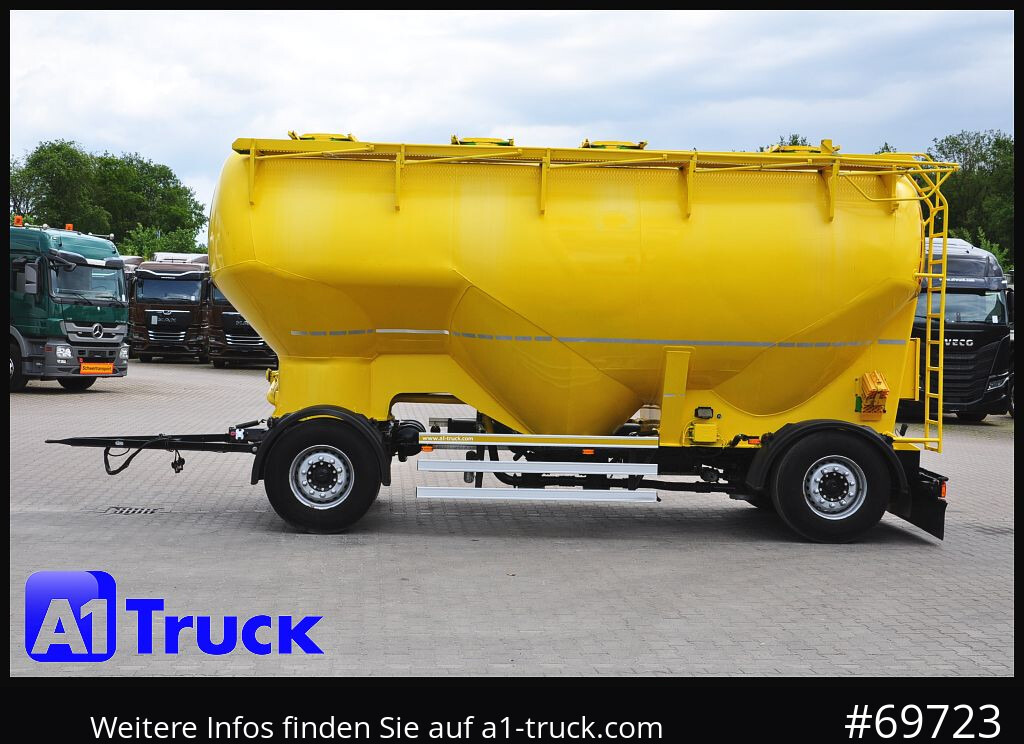 Reboque cisterna HEITLING Silo, Futtermittel, 31m³, 4 Kammern,