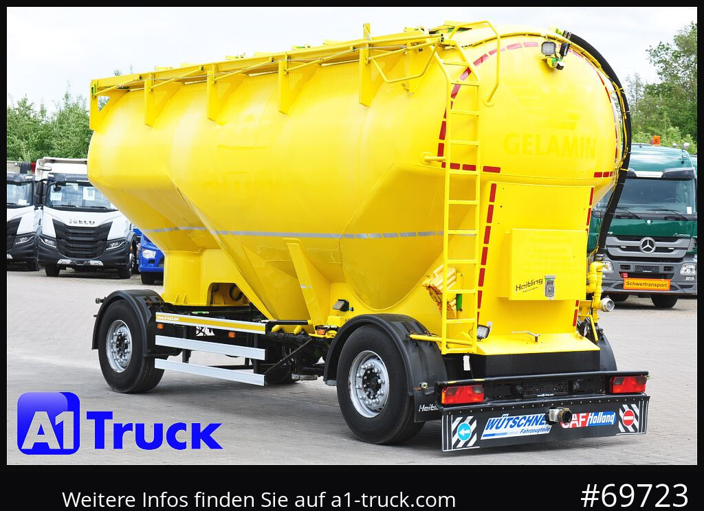 Reboque cisterna HEITLING Silo, Futtermittel, 31m³, 4 Kammern,