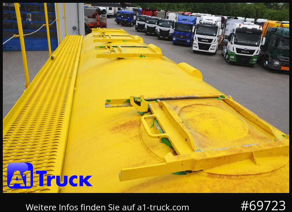 Reboque cisterna HEITLING Silo, Futtermittel, 31m³, 4 Kammern,