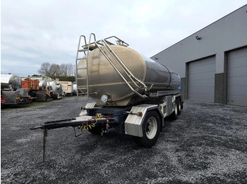 Magyar 3 AXLES - INSULATED STAINLESS STEEL TANK 17000L 1 COMP - Reboque cisterna