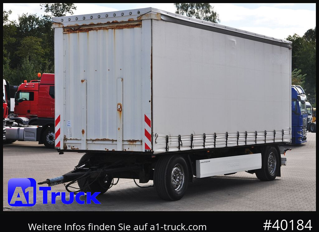 Reboque de lona KRONE AZP 18, Festaufbau, TÜV 03-2026