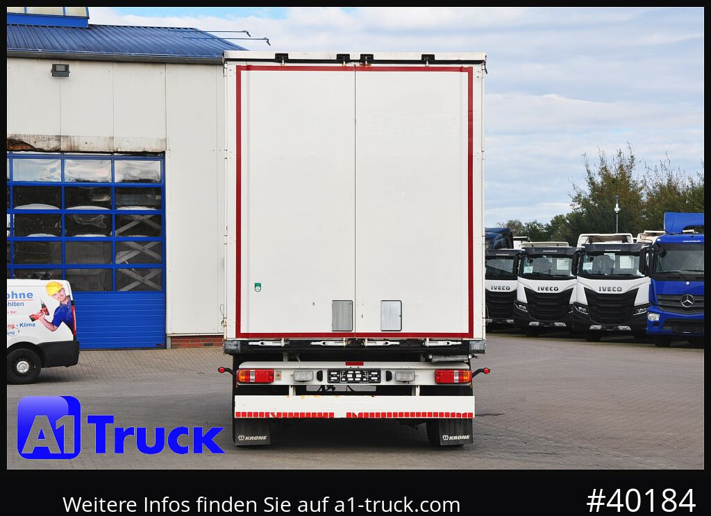 Reboque de lona KRONE AZP 18, Festaufbau, TÜV 03-2026