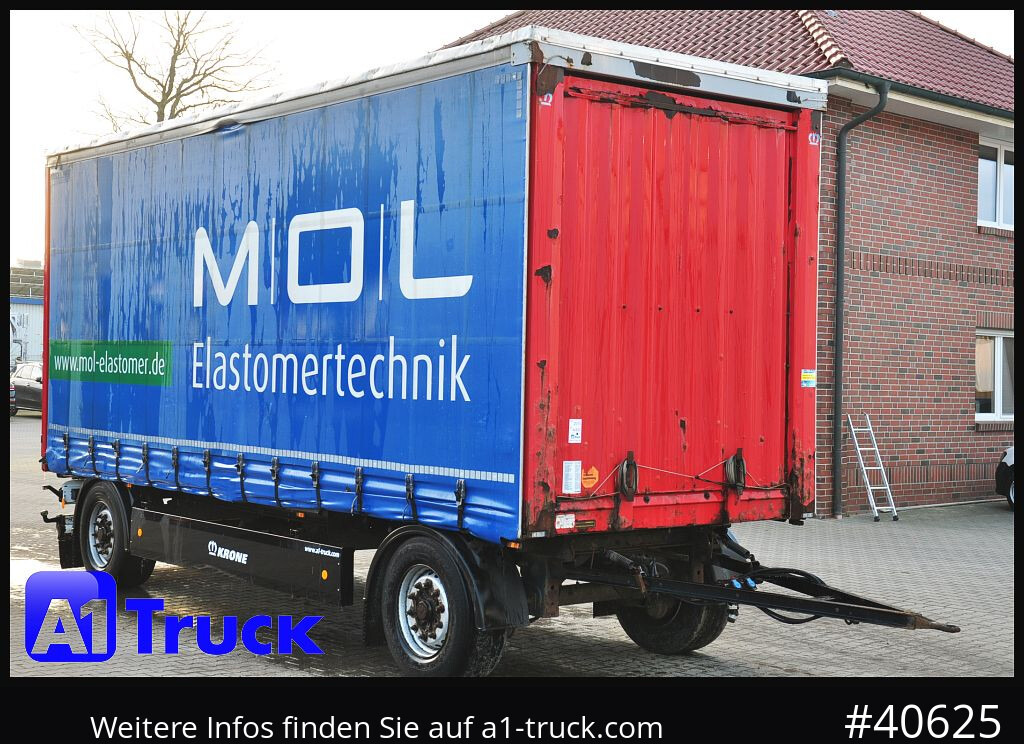 Reboque de lona KRONE AZP 18, Maxi, 2800mm innen, Edscha,