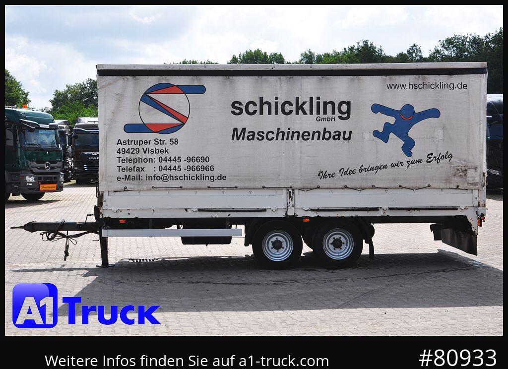Reboque de lona MUELLER-MITTELTAL Müller-Mitteltal EAL- TA- P Pritsche Plane