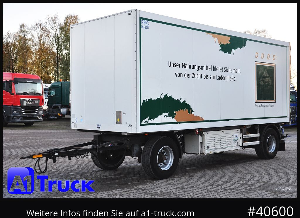 Reboque frigorífico SCHMITZ Achwege & Tönjes, Rohrbahn, Fleisch,