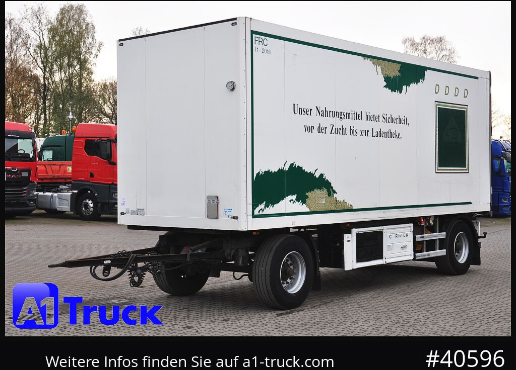 Reboque frigorífico SCHMITZ Achwege & Tönjes, Rohrbahn, Fleisch, TÜR fehlt