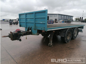  2008 SDC 20' Twin Axle Drag Trailer, BPW Axles - Reboque plataforma/ Caixa aberta