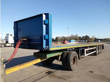  SDC Tri Axle Flat Bed Trailer - Reboque plataforma/ Caixa aberta