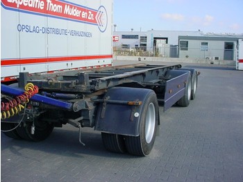 Floor 3 assige aanhangwagen - Reboque transportador de contêineres/ Caixa móvel