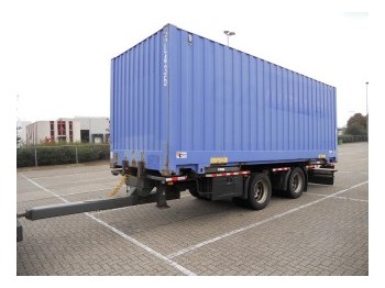 GS Meppel BDF met bak! incl. Container - Reboque transportador de contêineres/ Caixa móvel
