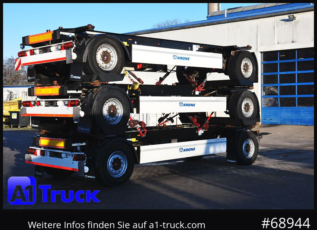 Reboque transportador de contêineres/ Caixa móvel KRONE 3 er Paket Standard BDF, Bj  2017  SAF Achse