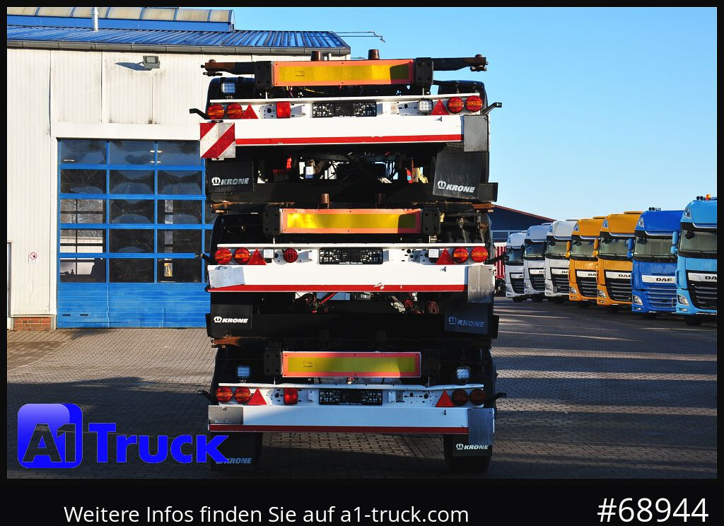 Reboque transportador de contêineres/ Caixa móvel KRONE 3 er Paket Standard BDF, Bj  2017  SAF Achse