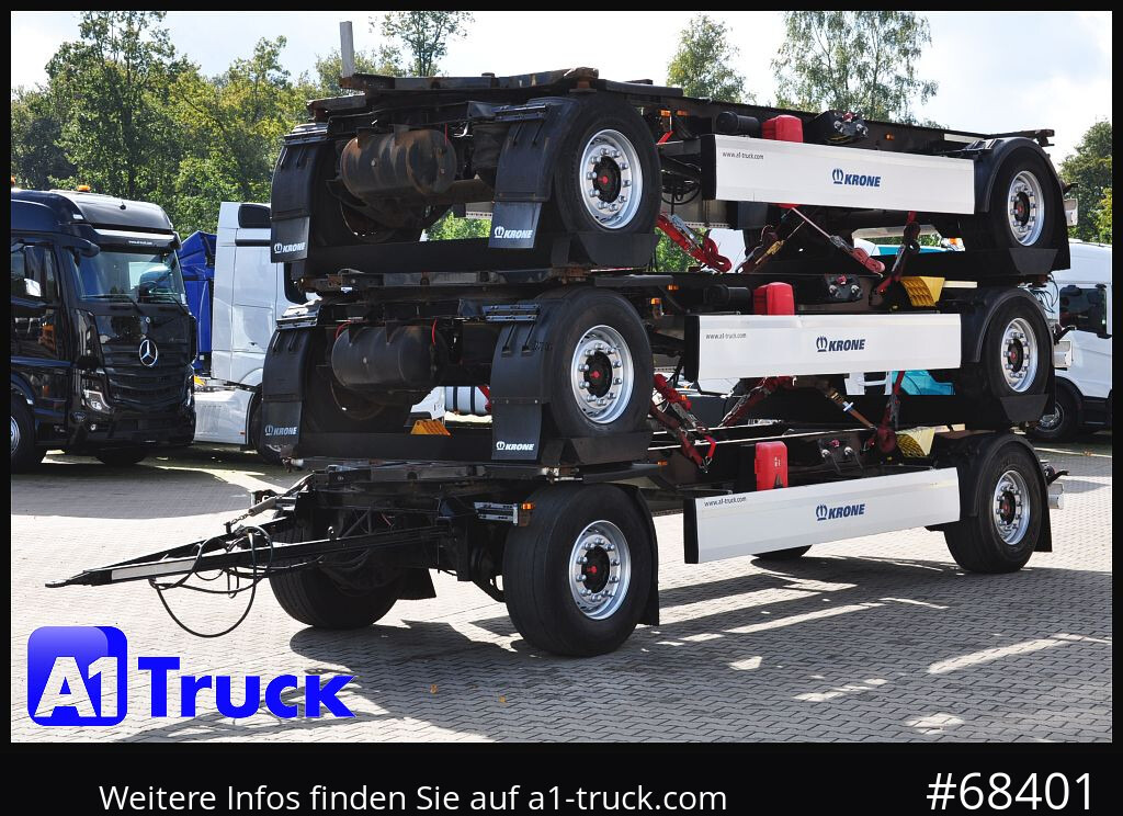 Reboque transportador de contêineres/ Caixa móvel KRONE 3 er Paket Standard BDF, Bj  2017  SAF Achse