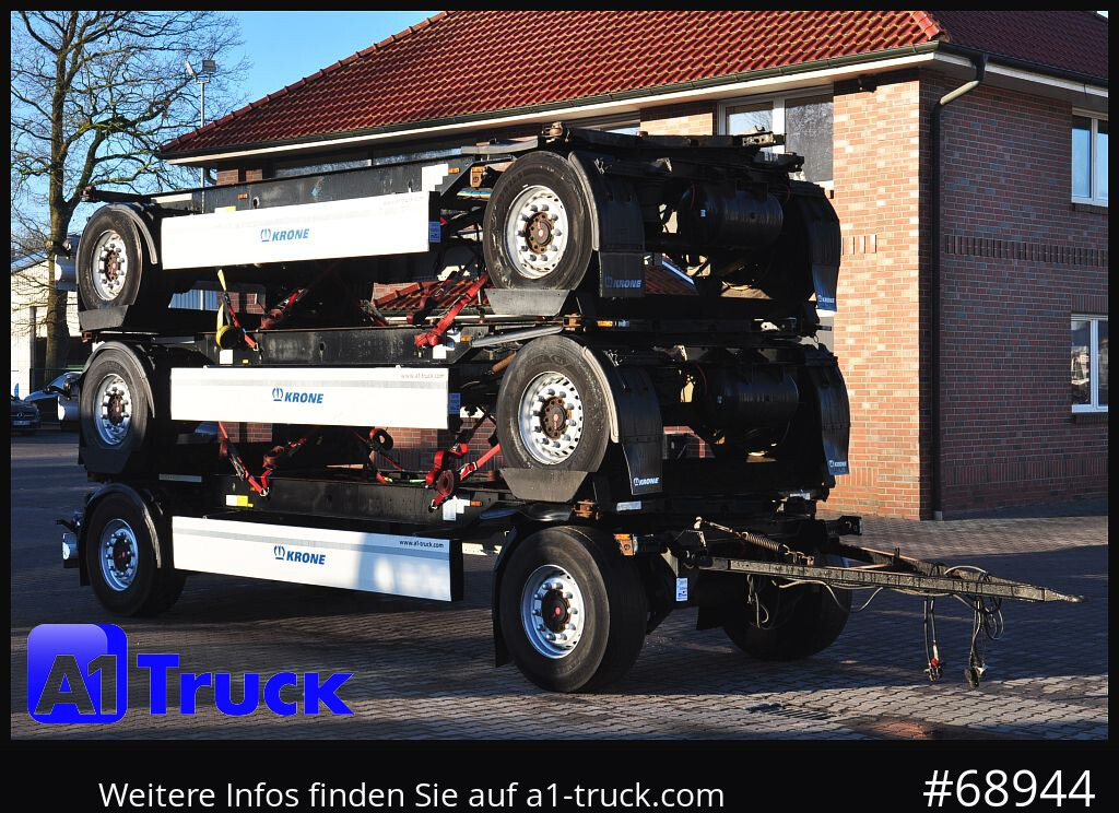 Reboque transportador de contêineres/ Caixa móvel KRONE 3 er Paket Standard BDF, Bj  2017  SAF Achse