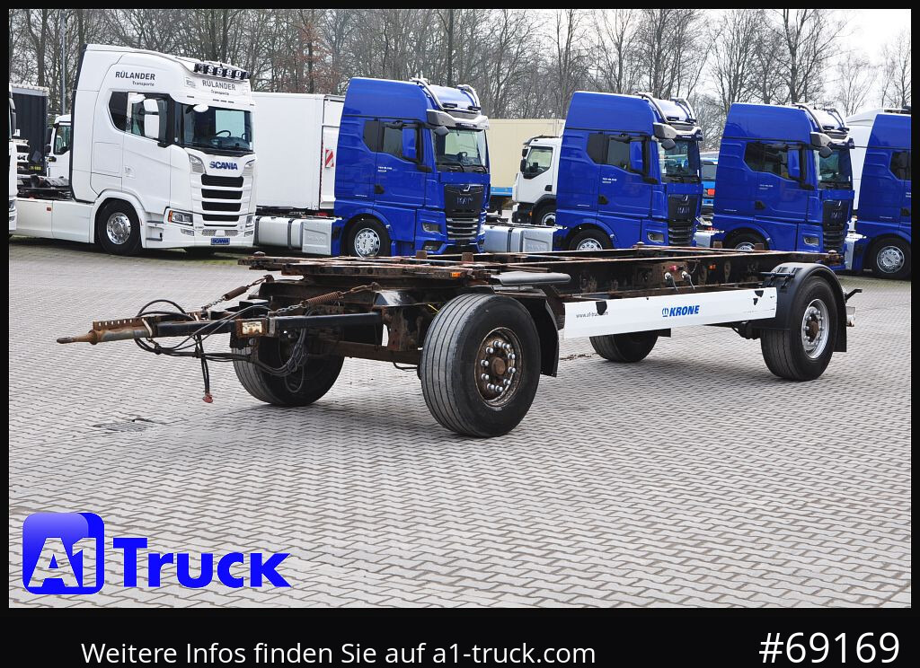Reboque transportador de contêineres/ Caixa móvel KRONE AZ 18, Standard BDF, BPW