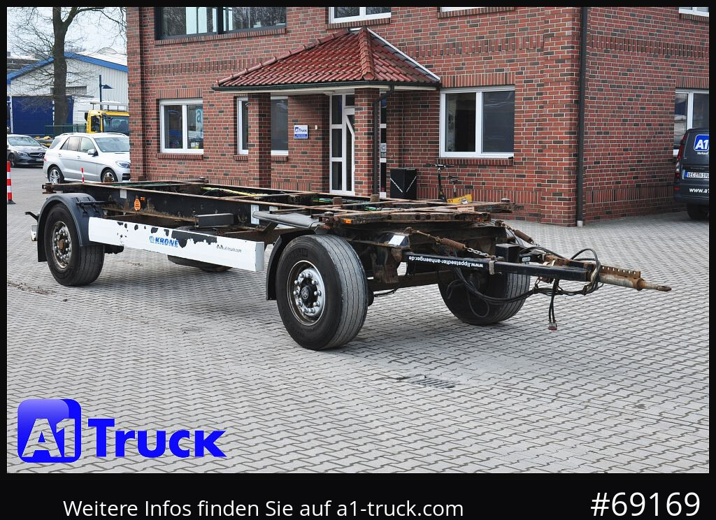 Reboque transportador de contêineres/ Caixa móvel KRONE AZ 18, Standard BDF, BPW