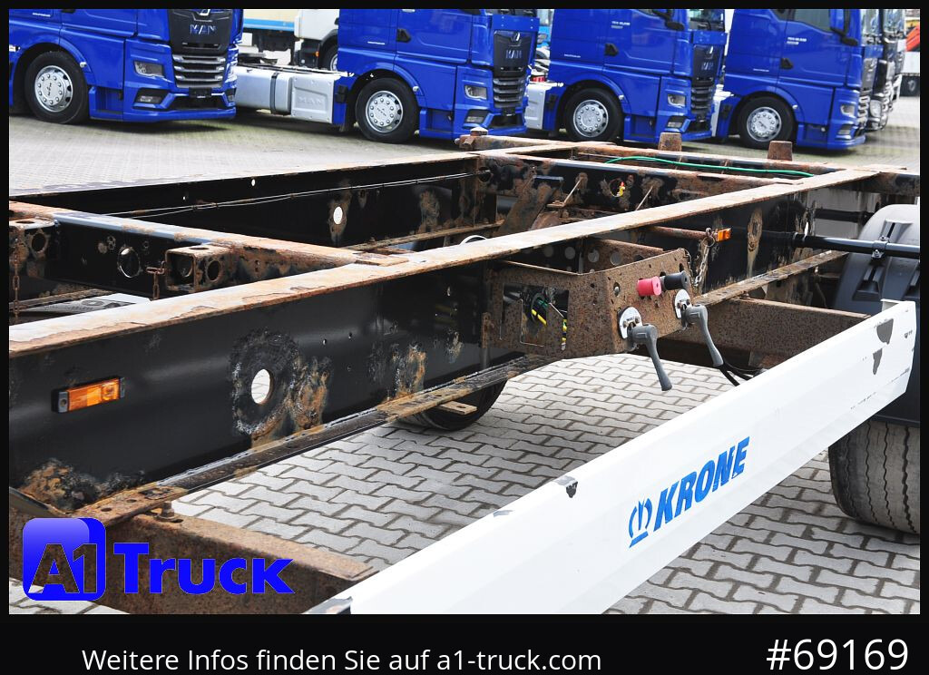 Reboque transportador de contêineres/ Caixa móvel KRONE AZ 18, Standard BDF, BPW