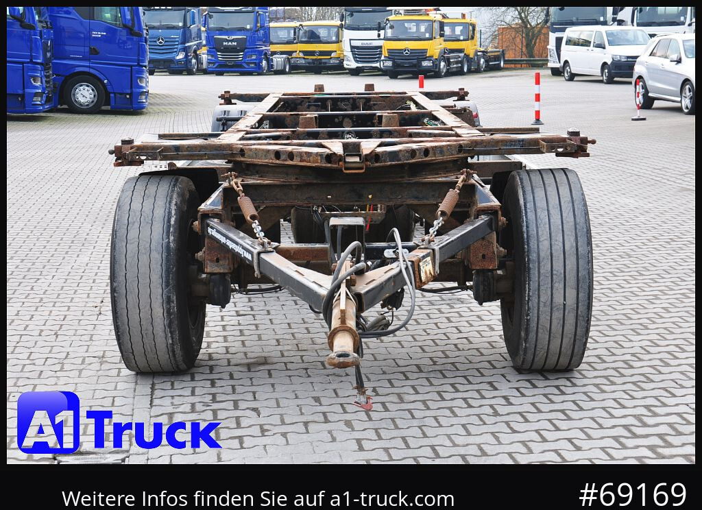 Reboque transportador de contêineres/ Caixa móvel KRONE AZ 18, Standard BDF, BPW