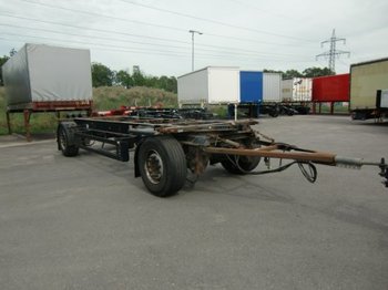 Reboque transportador de contêineres/ caixa móvel Krone AZW 18 Lafette