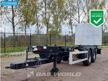 Schröder Wechselpritschen LBW Tailgate BDF twistlocks - Reboque transportador de contêineres/ Caixa móvel