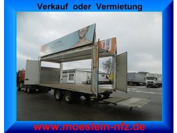 Obermaier Tandemkoffer Schwenkwand + LBW  - Reboque transporte de bebidas