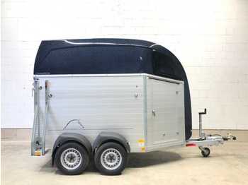 Reboque transporte de gado BOECKMANN Champion R dunkelblau Pferdeanhänger