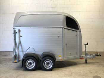 Reboque transporte de gado BOECKMANN Champion R silber Pferdeanhänger