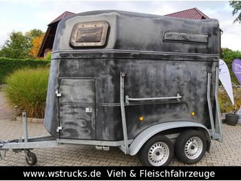 Reboque transporte de gado Böckmann Vollpoly 2 Pferde