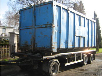 Reboque transportador de contêineres/ Caixa móvel SVAN Abrollanhänger mit Containeraufbau: foto 1