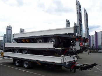 Reboque baixa para transporte de máquinas pesadas Saxas Maschinentransporter / Tieflader: foto 1