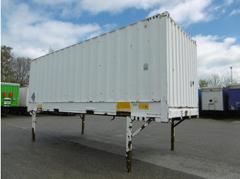 Stahlcontainer Wechselcontainer Rolltor - Reboque transportador de contêineres/ Caixa móvel: foto 1