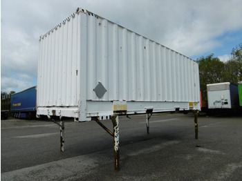 Stahlcontainer Wechselcontainer Rolltor - Reboque transportador de contêineres/ Caixa móvel: foto 2