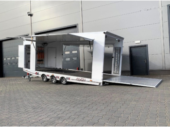 TA-NO SPORT TRANSPORTER 55 PREMIUM enclosed car trailer 5.5 x 2.3 m - Reboque transporte de veículos: foto 1