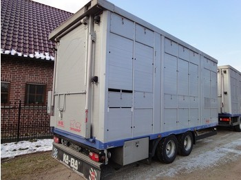Reboque furgão para transporte de animais Tandem KABA Doppelstock Vollalu: foto 1