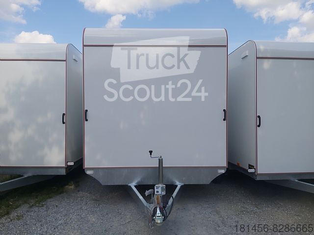 Roulote bar novo trailershop 600x220X210cm 3500kg Sandwichkoffer aero Hecktüren Zurrsystem 100kmH: foto 2