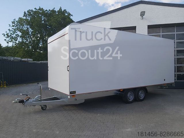 Roulote bar novo trailershop 600x220X210cm 3500kg Sandwichkoffer aero Hecktüren Zurrsystem 100kmH: foto 3
