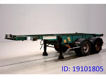 Semi-reboque transportador de contêineres/ Caixa móvel ASCA Skelet 20 ft: foto 1