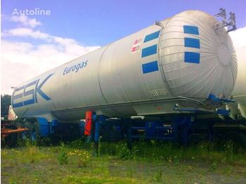 Semi-reboque cisterna para transporte de gás AUREPA LNG, Methane, Gas Tank, 45000 Liter, Natural gas, Air Liquide cr: foto 1