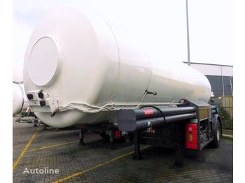 Semi-reboque cisterna para transporte de gás BURG CO2, Carbon dioxide, gas, uglekislota: foto 1