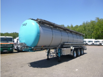 Semi-reboque cisterna para transporte de alimentos Burg Food tank inox 26.8 m3 / 1 comp + pump: foto 1