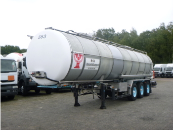 Semi-reboque cisterna para transporte de alimentos Burg Food tank inox 30.3 m3 / 1 comp: foto 1