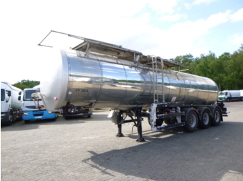 Semi-reboque cisterna para transporte de alimentos Clayton Food tank inox 23.5 m3 / 1 comp + pump: foto 1