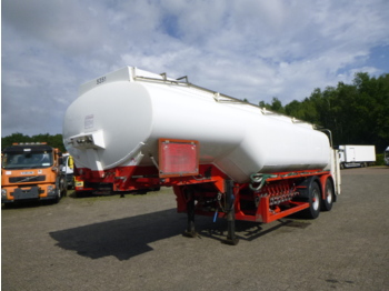 Semi-reboque cisterna para transporte de combustível Crane Fruehauf Lube oil tank alu 25 m3 / 8 comp + pump/counter: foto 1