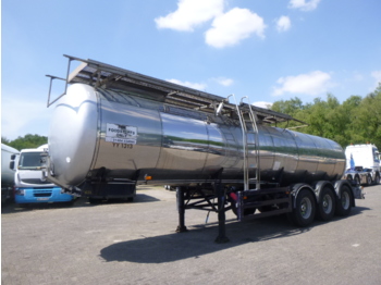 Semi-reboque cisterna para transporte de alimentos Feldbinder Food tank inox 23.5 m3 / 1 comp: foto 1