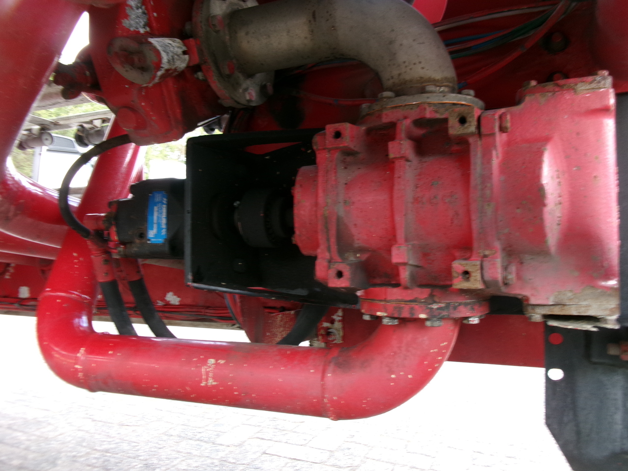 Semi-reboque cisterna para transporte de combustível Feldbinder Fuel tank alu 44.6 m3 + pump: foto 12