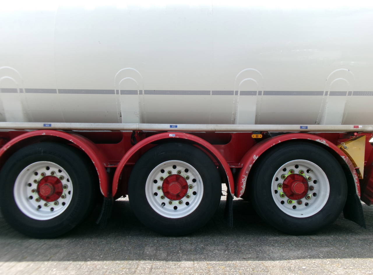 Semi-reboque cisterna para transporte de combustível Feldbinder Fuel tank alu 44.6 m3 + pump: foto 5