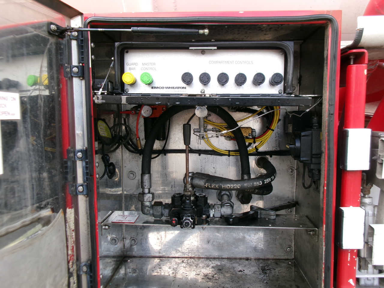 Semi-reboque cisterna para transporte de combustível Feldbinder Fuel tank alu 44.6 m3 + pump: foto 13