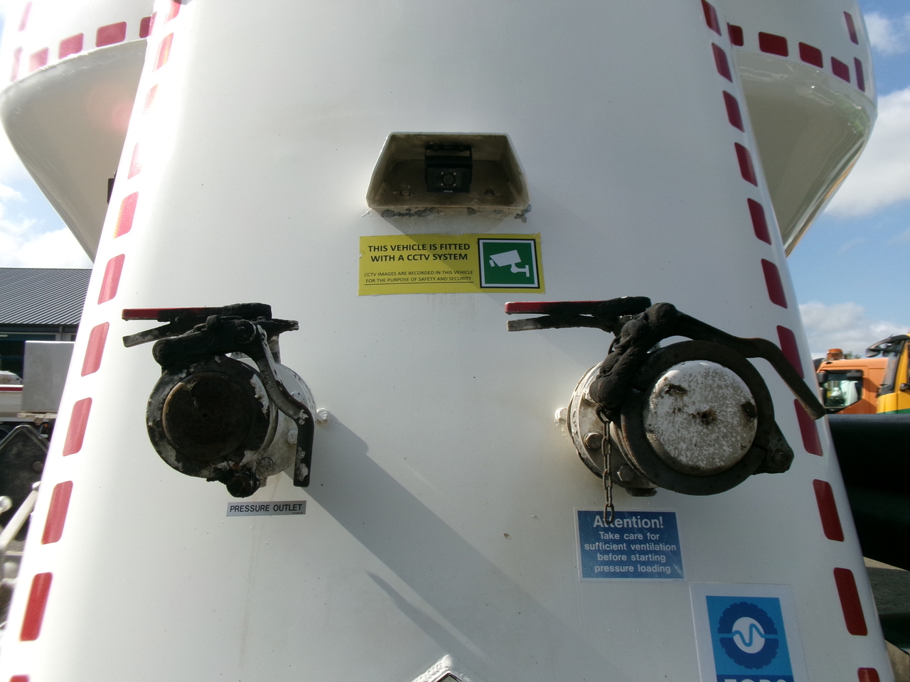 Semi-reboque cisterna para transporte de farinha Feldbinder Powder tank alu 36 m3 / 1 comp: foto 16